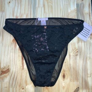 Savage X Fenty Leopard Lace High Leg Bikini